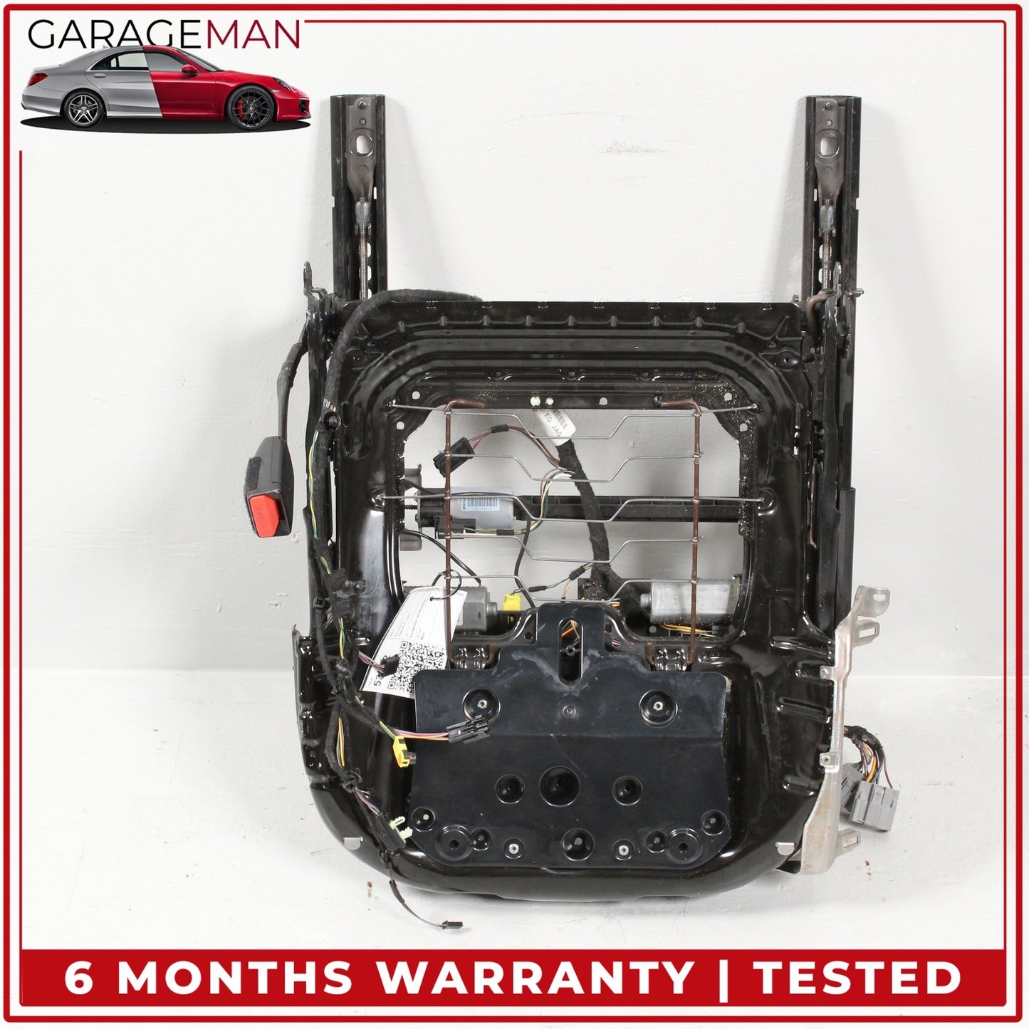 2014-2019 Jaguar F-Type X152 Front Left Side Seat Track Frame Rail w/ Motors OEM