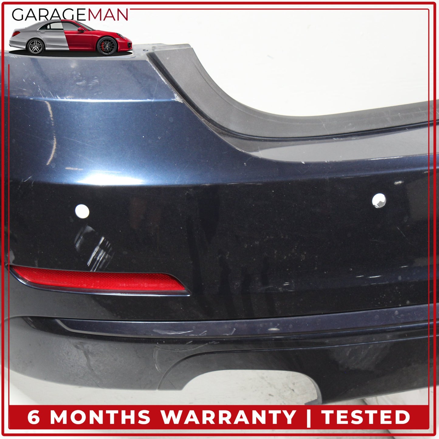 2015-2017 BMW 430i xDrive Gran Coupe 428i Rear Bumper Cover Panel Blue OEM