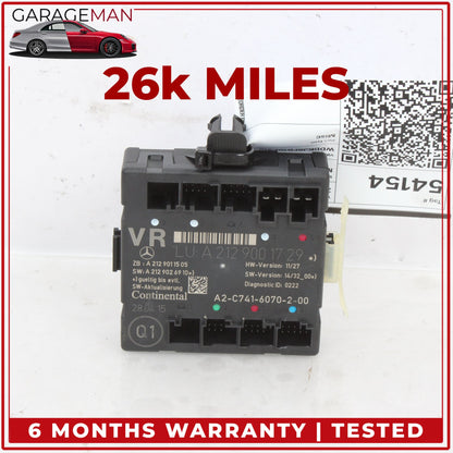 2008-2018 Mercedes C207 E400 Coupe Front Right Side Door Control Module Unit OEM