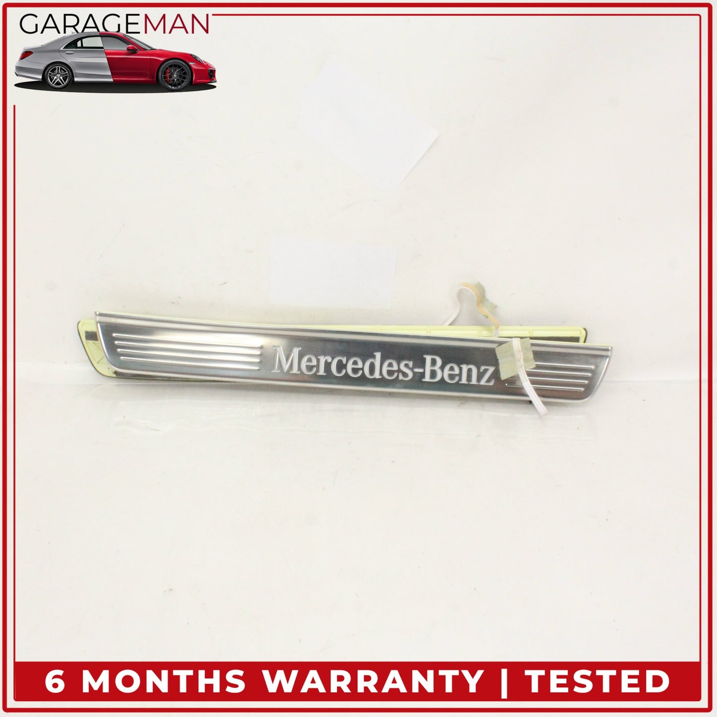 2014-2020 Mercedes W222 S550e Front and Rear Illuminated Door Step Sill Set OEM