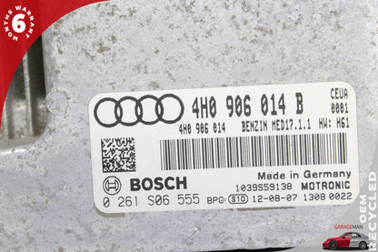 2013-2014 Audi A8 S8 4.0L Engine Computer Control Module ECU ECM 4H0906014B OEM