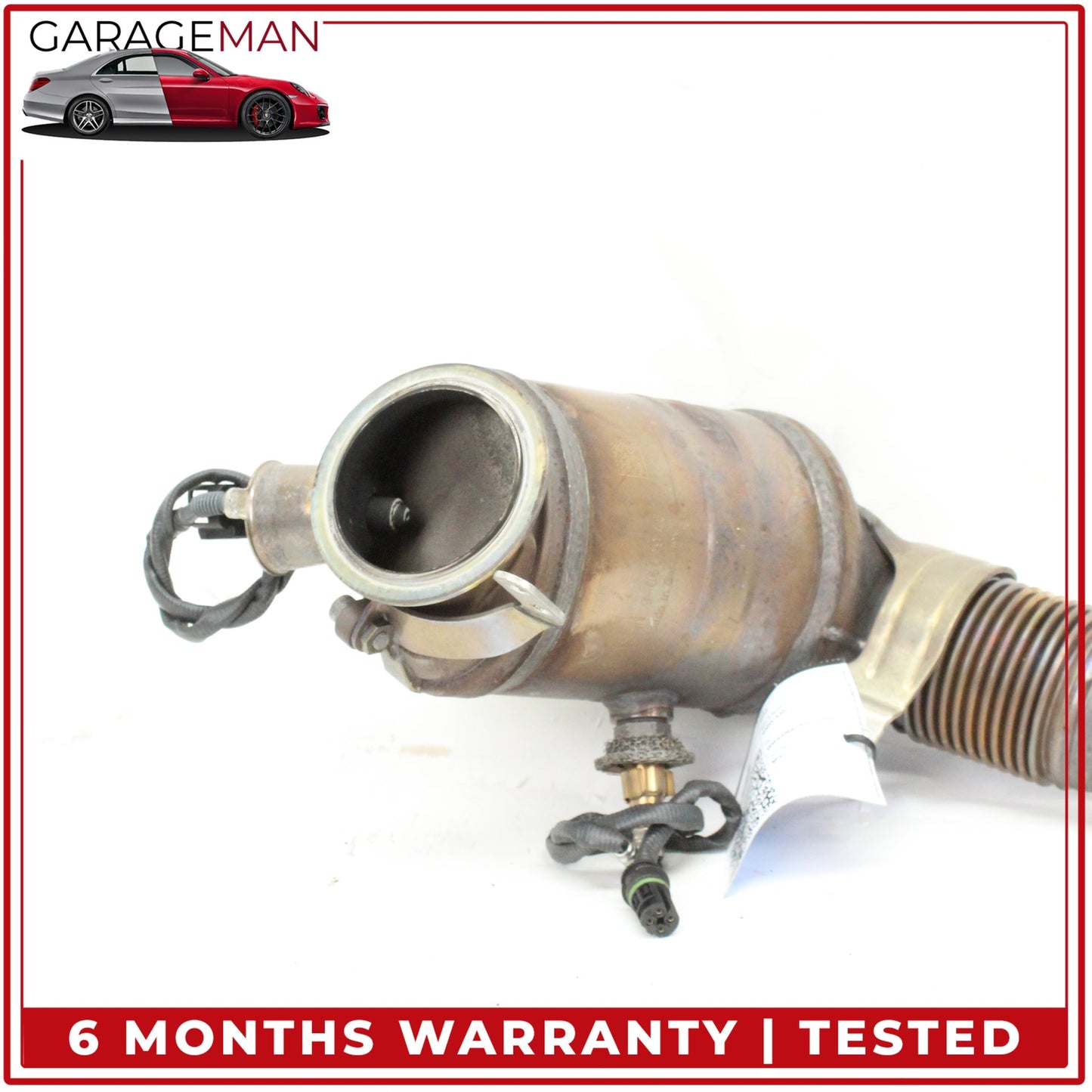 2010-2017 BMW 550i F07 Right Passenger Side Exhaust Downpipe 7645440 OEM