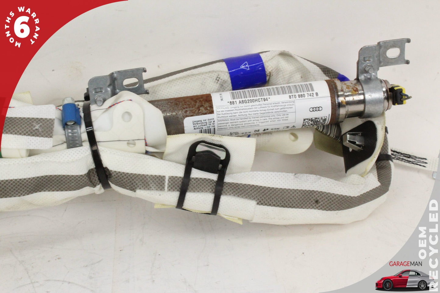 2008-2017 Audi A5 S5 Right Passenger Side Roof Curtain Air Bag 8T0880742 OEM
