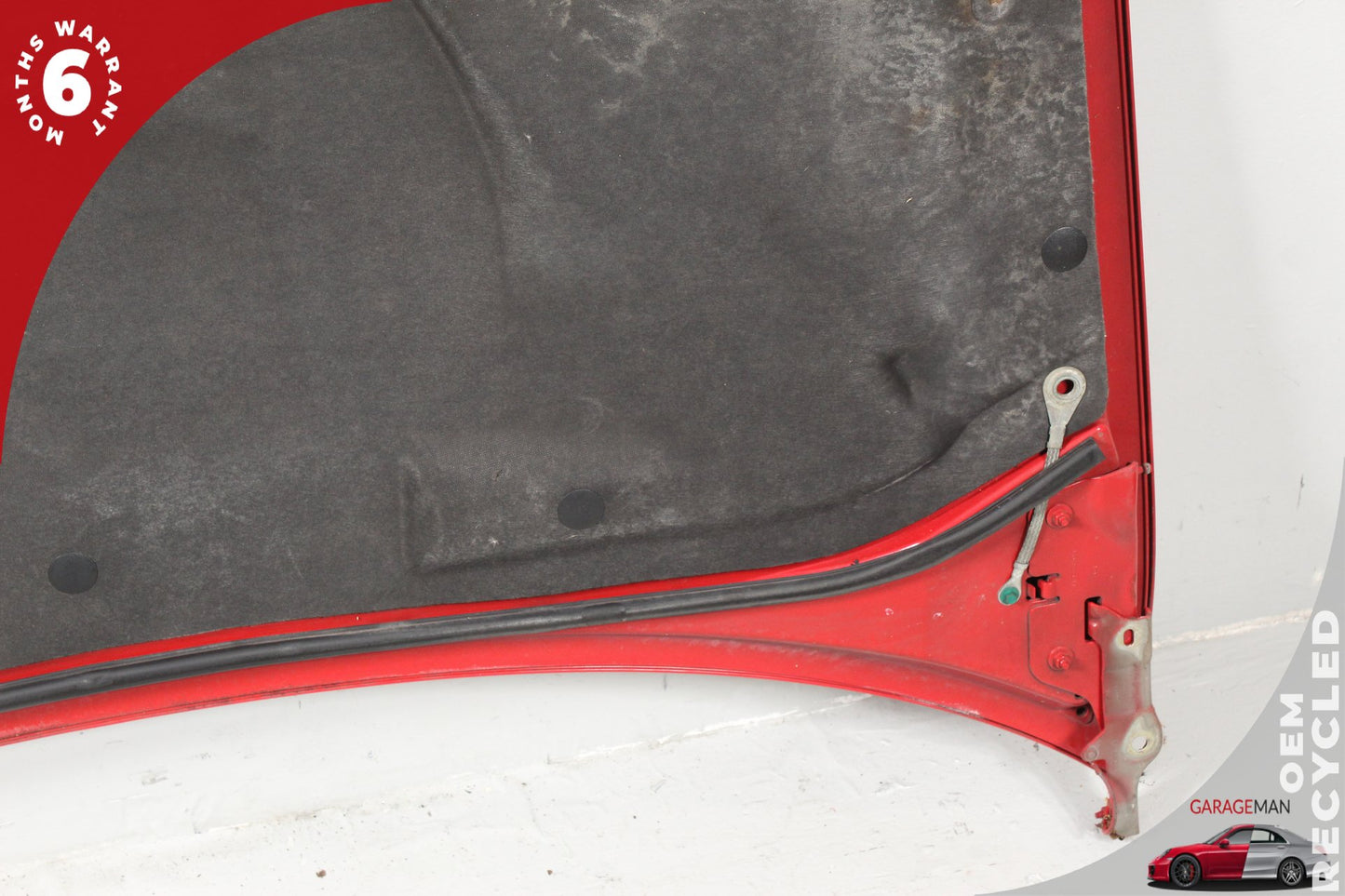 2002-2005 Ford Thunderbird Front Hood Bonnet Panel Red 1W6Z16612AA OEM