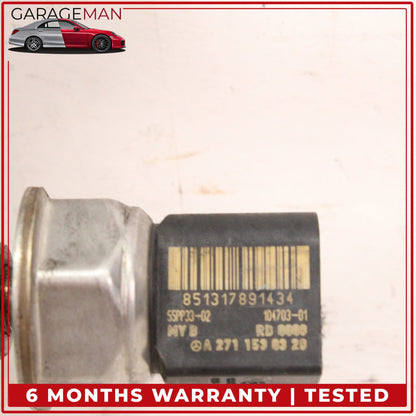 2012-2015 Mercedes W204 C250 SLK250 M271 Fuel Injector Rail Line 2710705495 OEM
