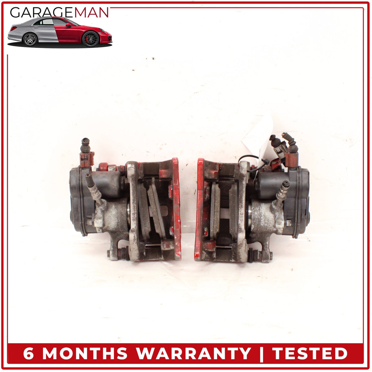 2012-2018 Audi A7 A6 Rear Left and Right Side Brake Caliper Set TRW OEM