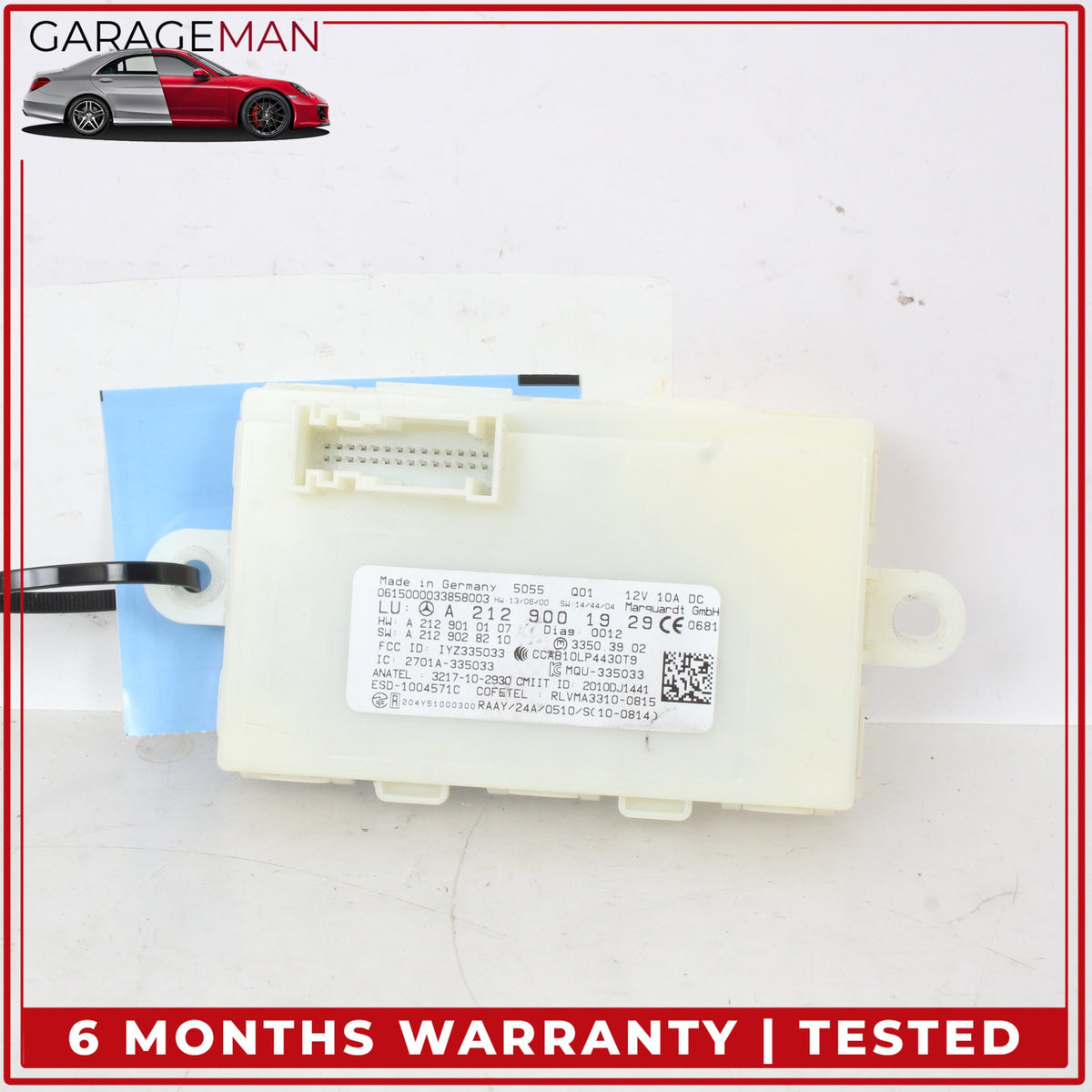 2012-2020 Mercedes W242 B Electric Drive Keyless Go Entry Control Module OEM