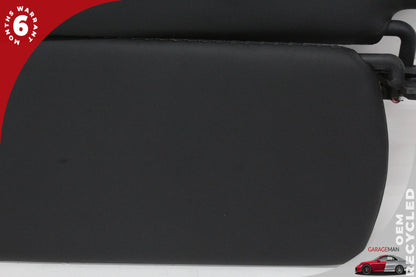 2011-2014 Porsche Cayenne 958 Front Left and Right Side Sun Visor Set Black OEM