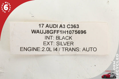 2015-2020 Audi A3 A3 Quattro 2.0L Engine Motor Turbocharger 06K145874L OEM