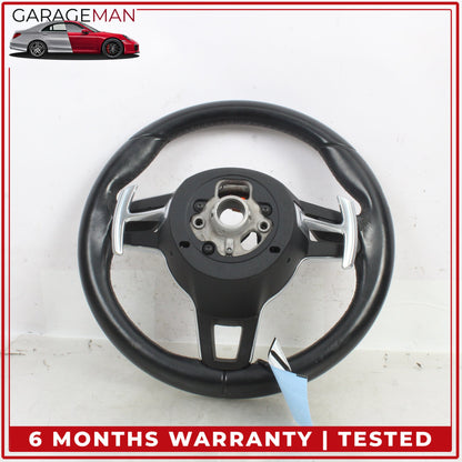 2015-2021 Porsche Cayenne 958 Macan 95B Steering Wheel w/ Paddle Shifters OEM