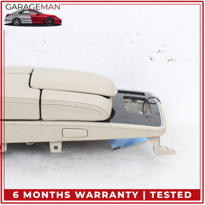 2014-2017 Mercedes C207 E400 Coupe Front Center Armrest Lid Cover Beige OEM