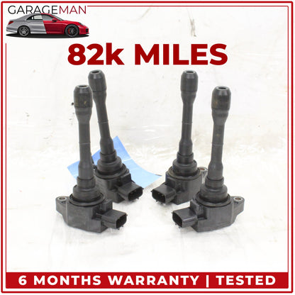 2016-2024 Infiniti Q50 Q60 3.0L Engine Ignition Coils Set of 4 224485CA0A OEM