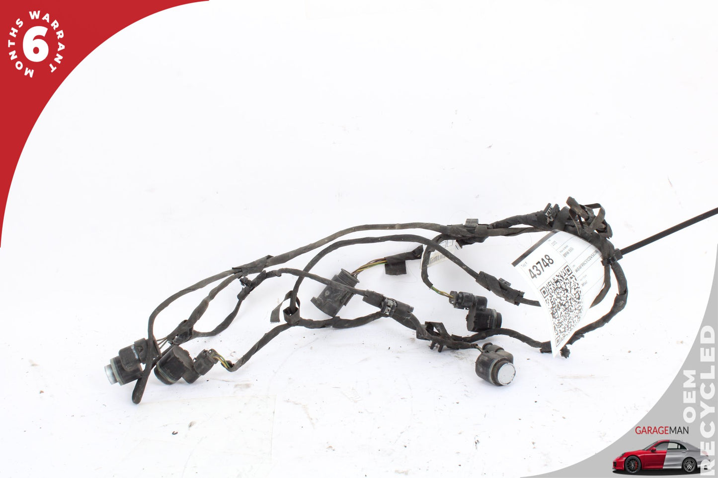 2011-2016 BMW 550i F10 Sedan Front Bumper Parking Sensor Wire Harness 9256061 Genuine