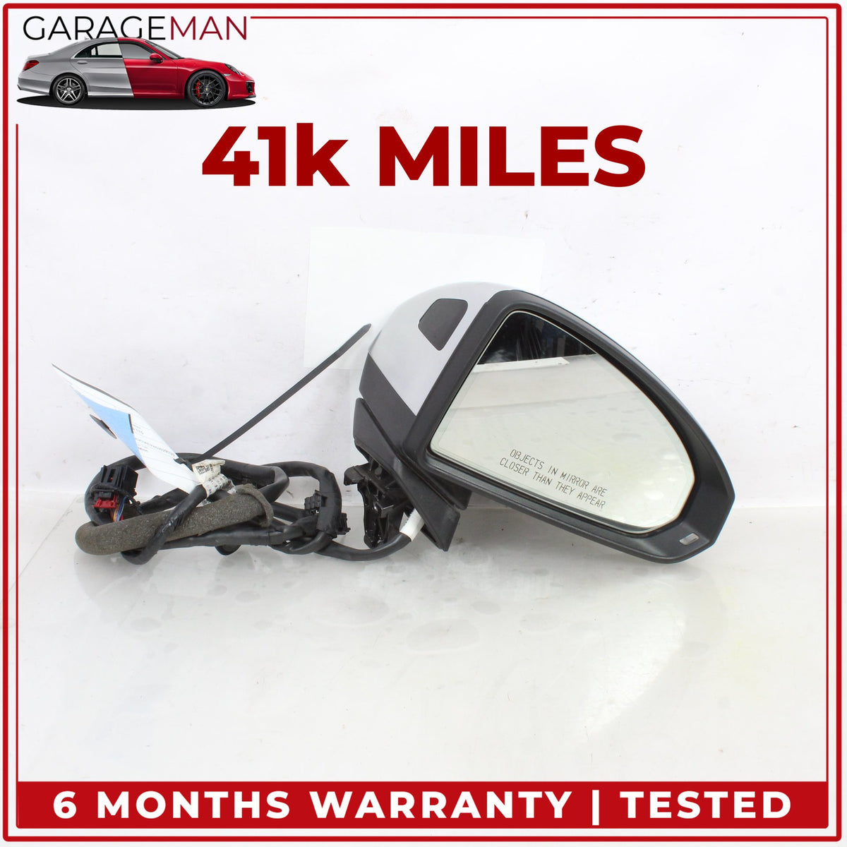 2016-2023 Audi TTS 8S Front Right Passenger Door Rear View Mirror 8S1857410C OEM
