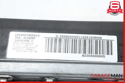 03-12 Mercedes R230 SL500 SL55 AMG Front Side Passenger Side Dash Airbag Air Bag