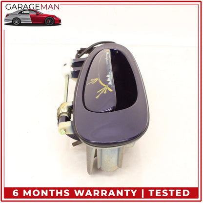 1997-2005 Porsche 911 Carrera Front Right Exterior Door Handle Blue Metallic OEM