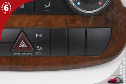 2010-2013 Mercedes-Benz R350 W251 Center Dash AC Heater Temperature Switch Panel