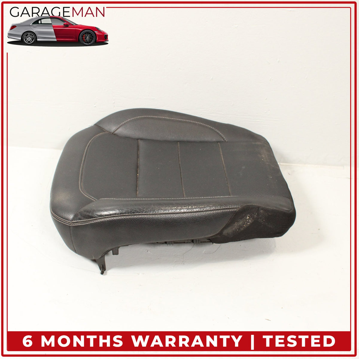2012-2015 Mercedes W166 ML350 Front Left Lower Bottom Seat Cushion Black OEM