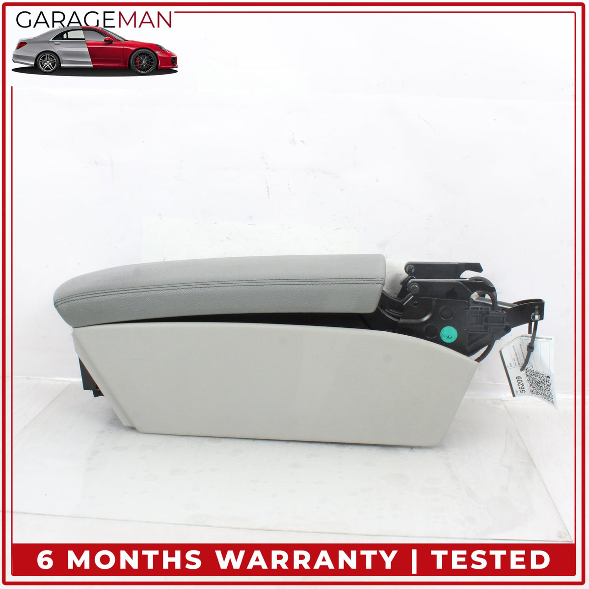 2003-2006 Mercedes R230 SL500 Front Center Console Armrest Arm Rest Gray OEM