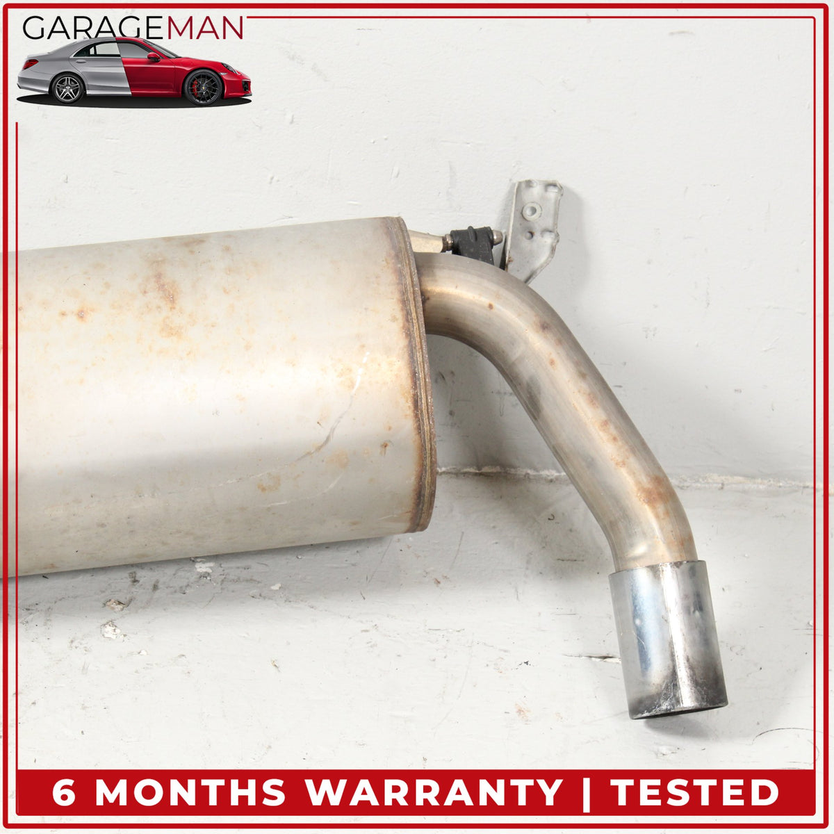 2012-2018 BMW 320i xDrive Rear Exhaust Muffler Silencer 7627073 OEM