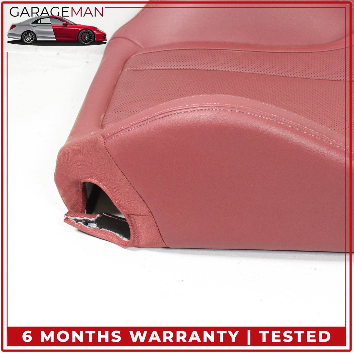 2019-2025 BMW 330i Front Right Passenger Side Top Upper Seat Cushion Red OEM