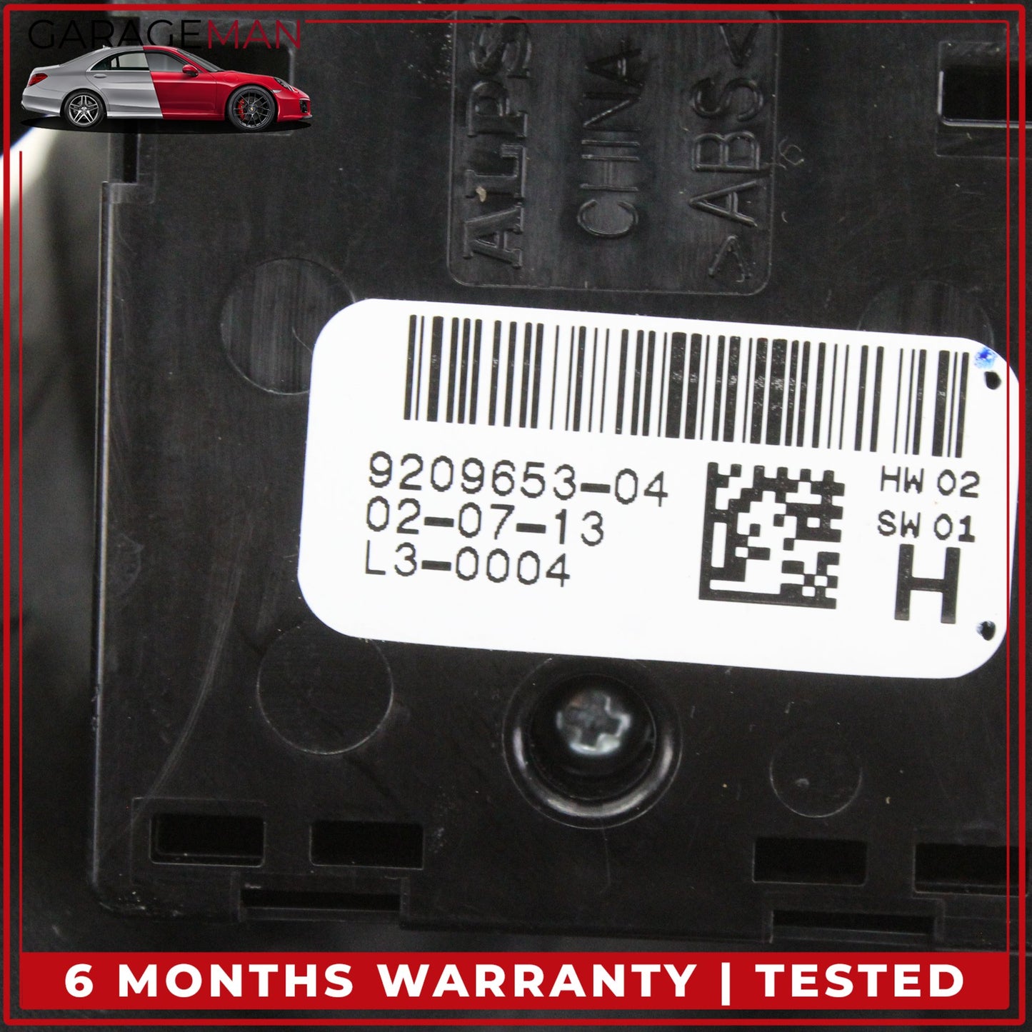 2012-2018 BMW 650i Front Left Side Door Master Window Control Switch 9209653 OEM