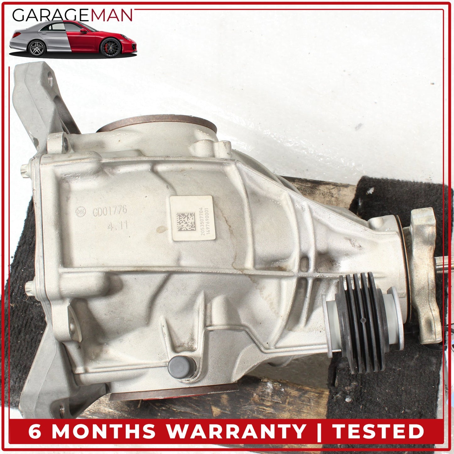 2015-2020 Mercedes-Benz C300 W205 RWD 2.0L Rear Differential Carrier 2133510008 OEM