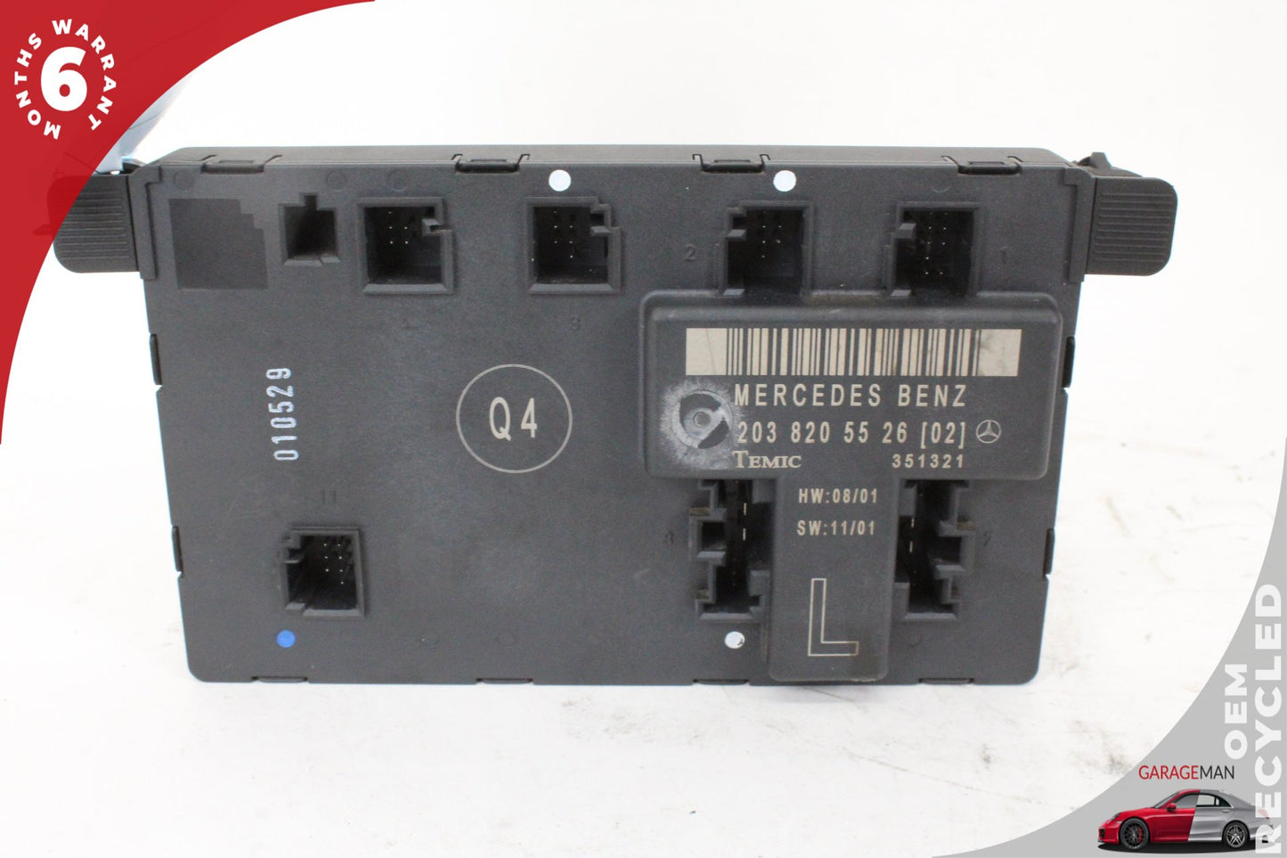 2001-2007 Mercedes W203 C240 Front Left Side Door Control Module 2038205526 OEM