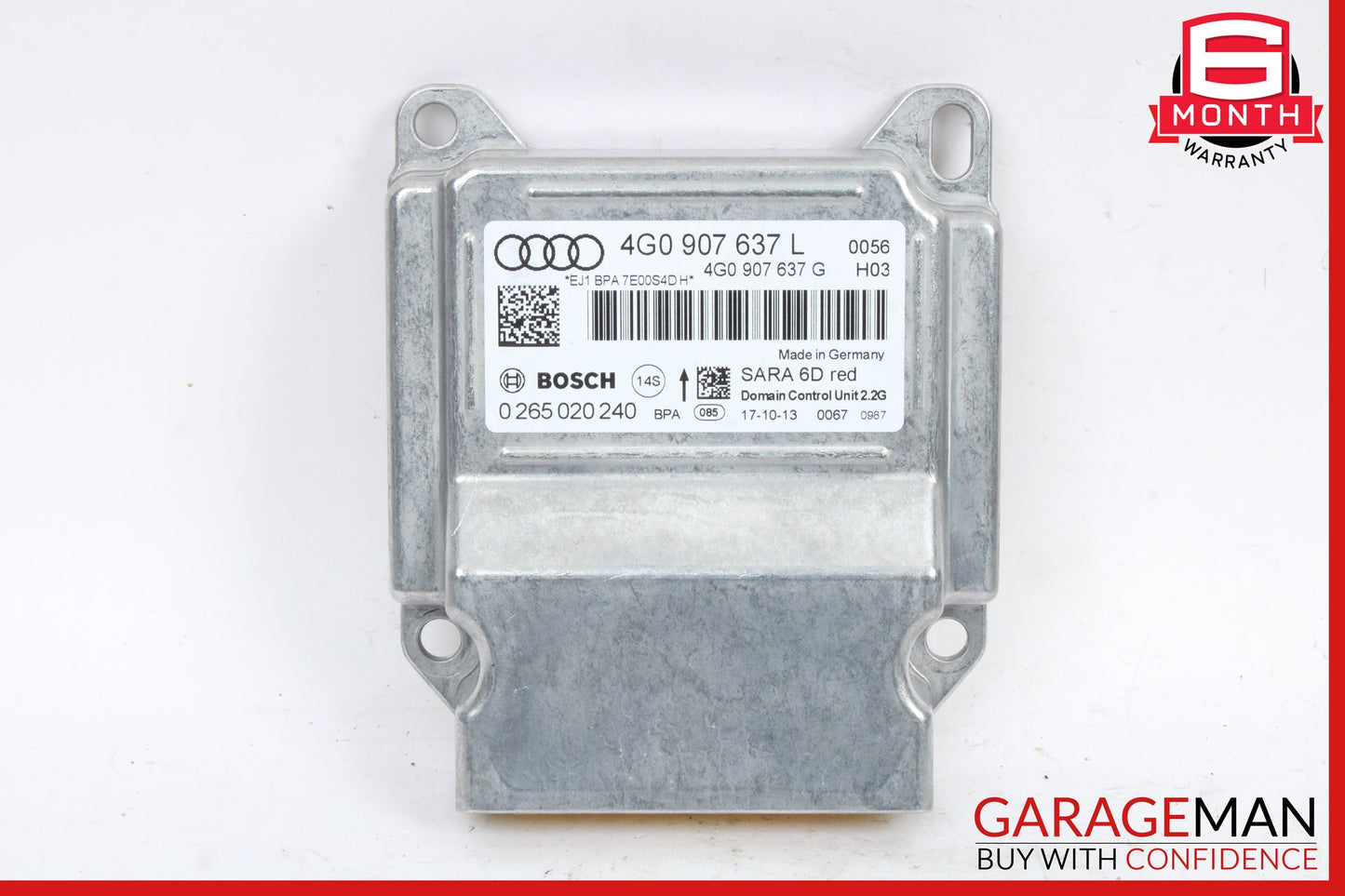 2012-2018 Audi S7 Acceleration Yaw Rate Speed Sensor Module 4G0907637L OEM