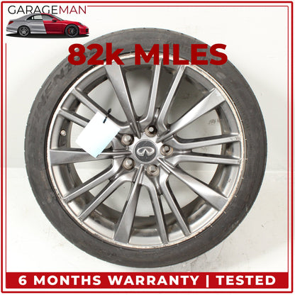 2014-2024 Infiniti Q50 V37 Front or Rear Wheel Rim w/ Tire 9Jx19 D0C004HK9C OEM