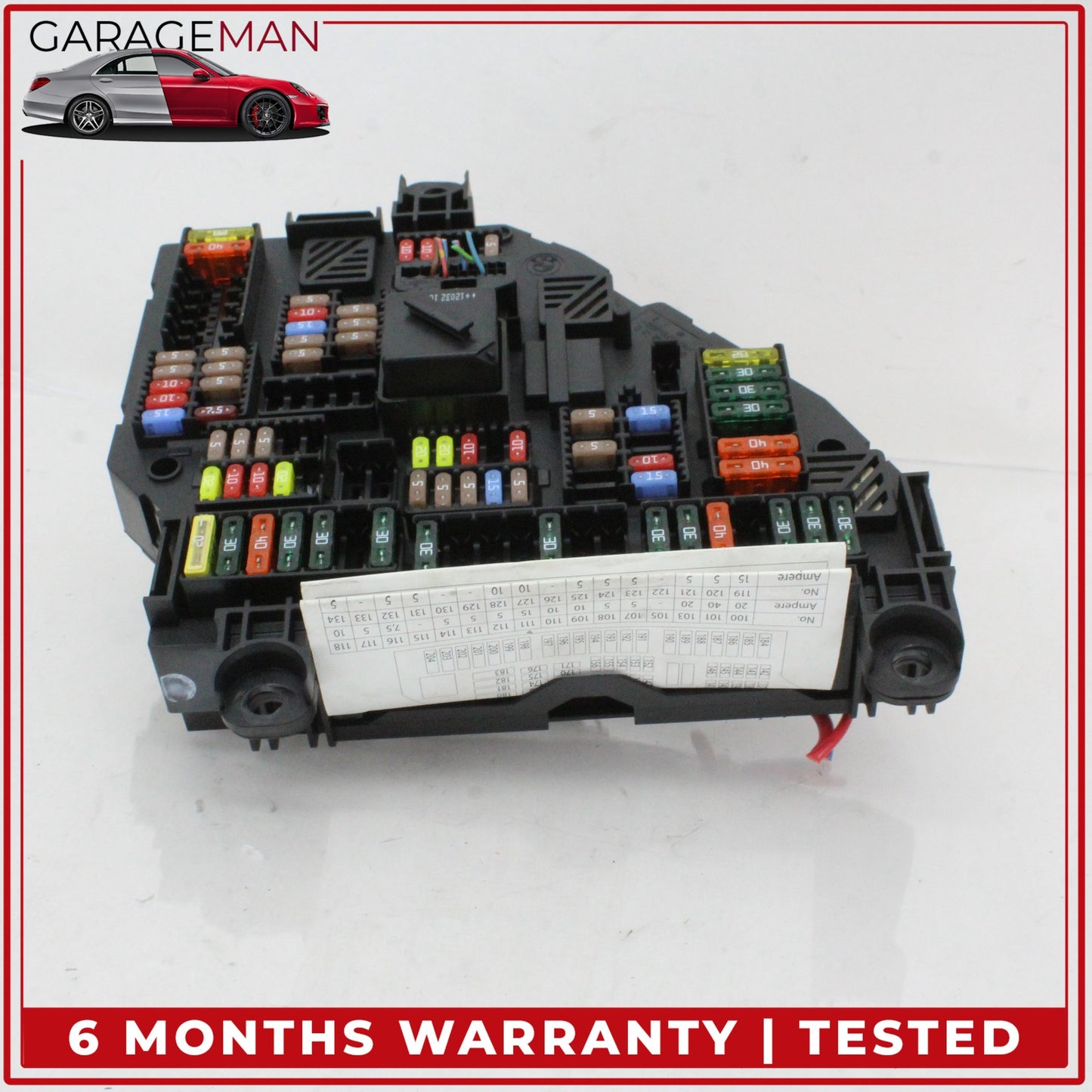 2011-2016 BMW 550i GT Rear Trunk Power Distribution Relay Junction Fuse Box OEM