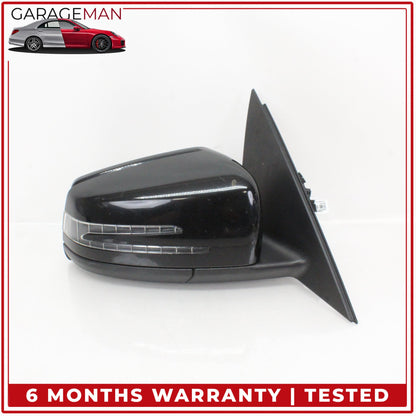 2012-2014 Mercedes W204 C250 W204 Front Right Door Rear View Mirror Black OEM