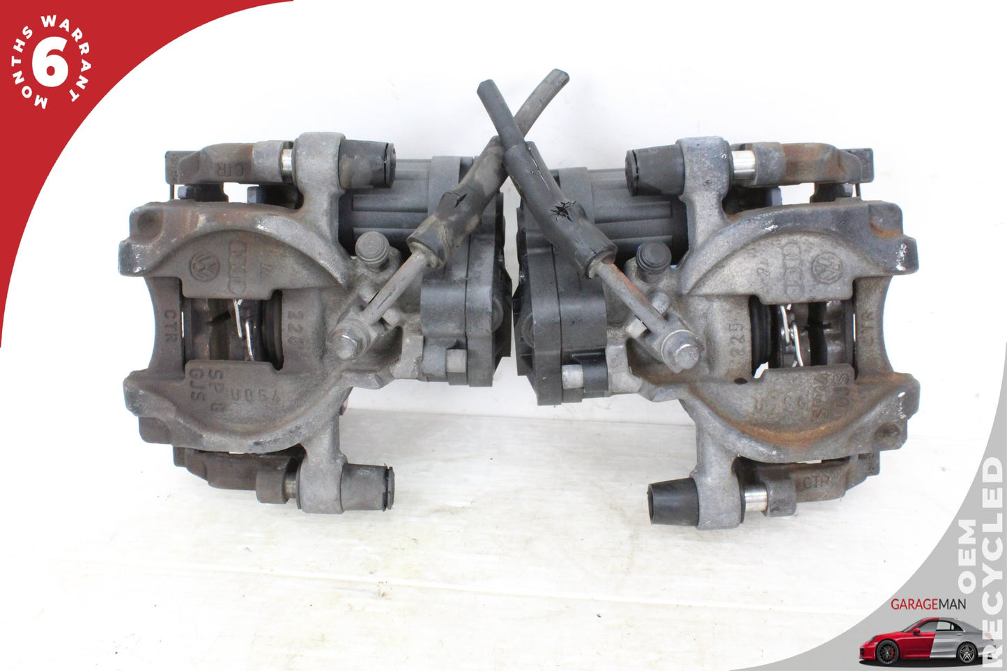 2015-2020 Audi A3 S3 Rear Left and Right Side Brake Caliper Set 5Q0615406CK OEM