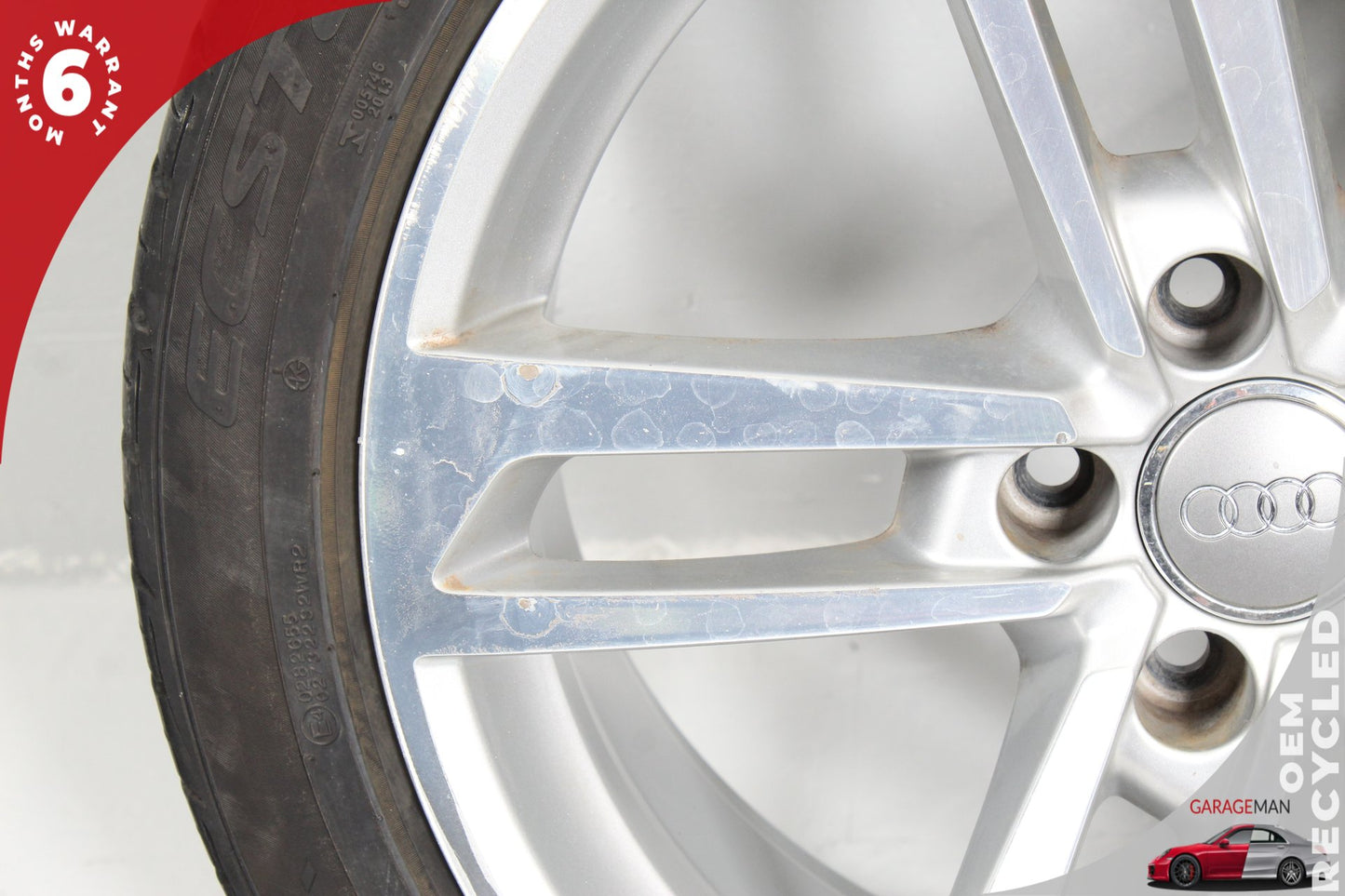 2016-2023 Audi TT Wheel Rim w/ Tire Twin 5 Spoke 8.5JX18H2 ET50 8S0601025E OEM