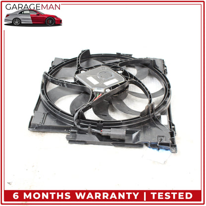 2014-2018 BMW 328d Engine Radiator Cooling Fan Motor Assembly 7640512
