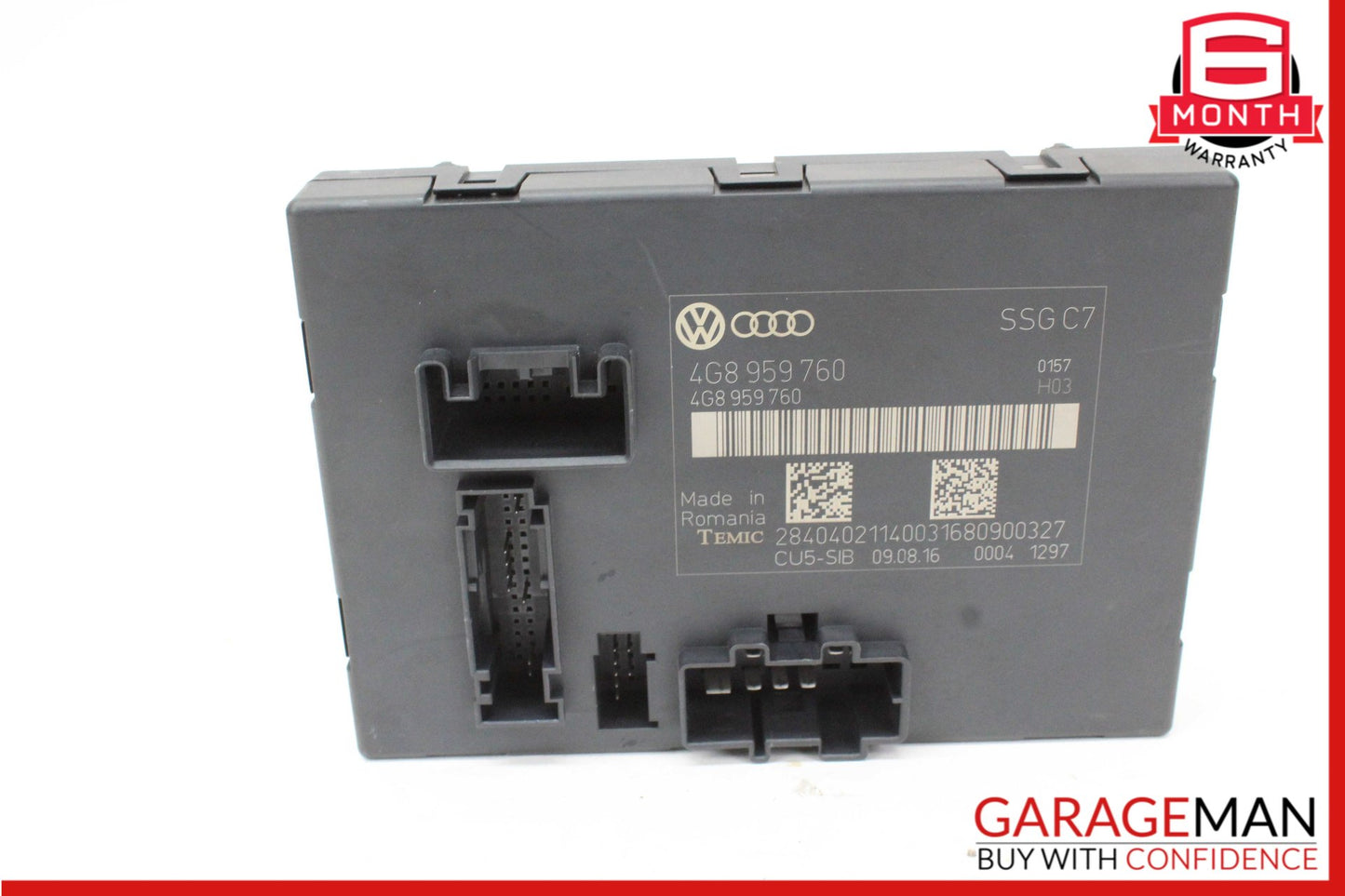 2012-2018 Audi A6 A7 Front Left Driver Side Seat Control Module 4G8959760 OEM