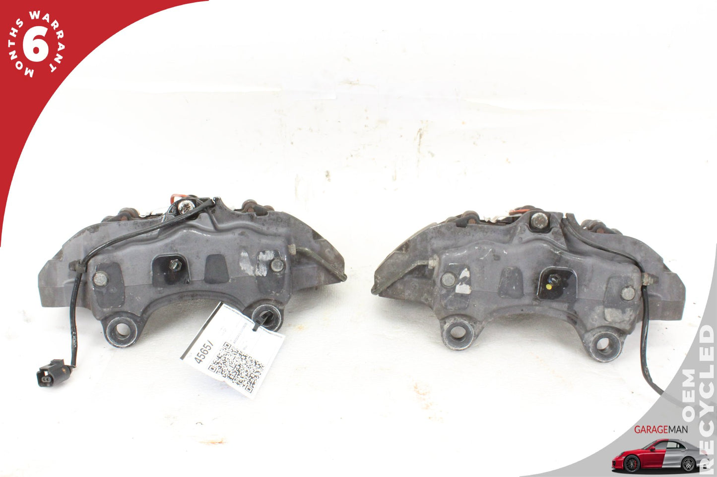 2004-2015 Audi Q7 VW Touareg Front Left and Right Side Brake Caliper Set OEM