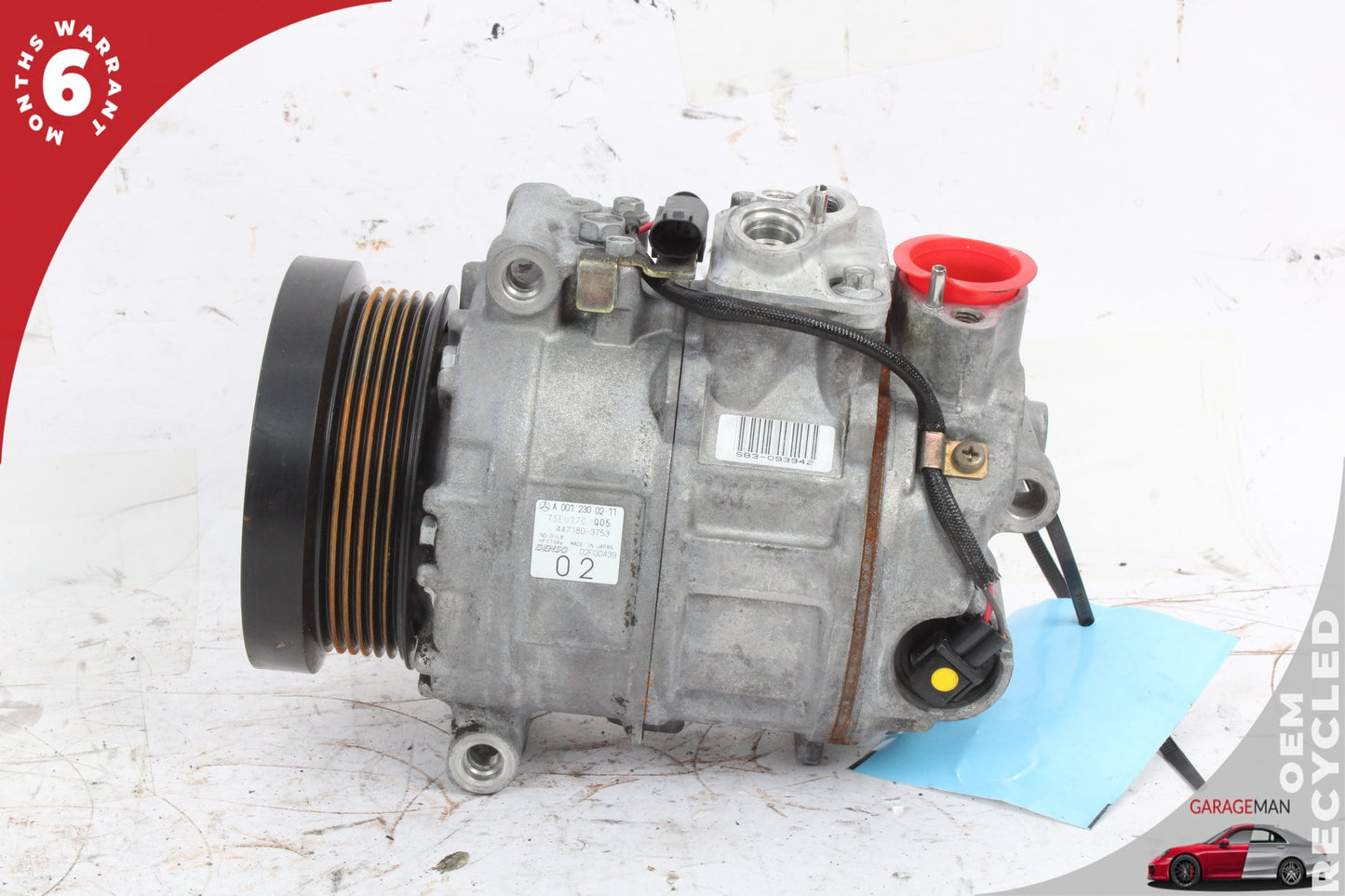 2003-2006 Mercedes R230 SL500 AC A/C Air Conditioning Compressor 0012300211 OEM