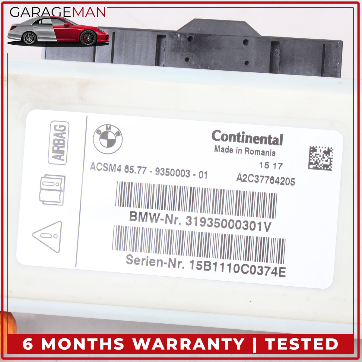 2014-2021 BMW M235i F22 Crash Safety Control Module 9350003 OEM