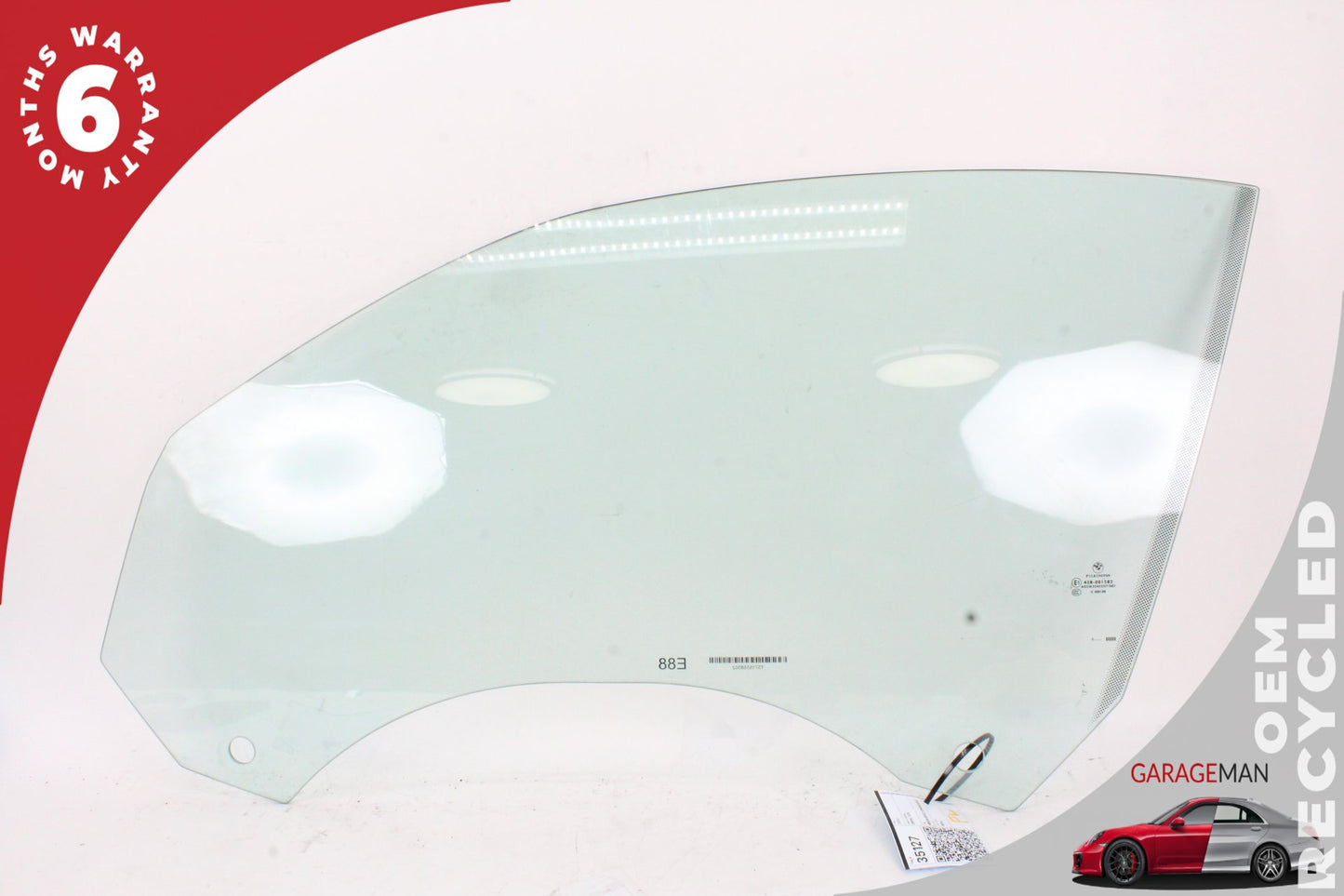 2008-2013 BMW 128i E82 E88 Convertible Front Left Side Window Glass 7165579 OEM