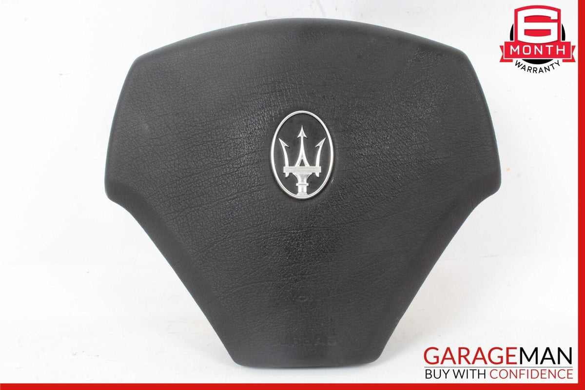03-13 Maserati Quattroporte M139 Steering Wheel Airbag Black OEM