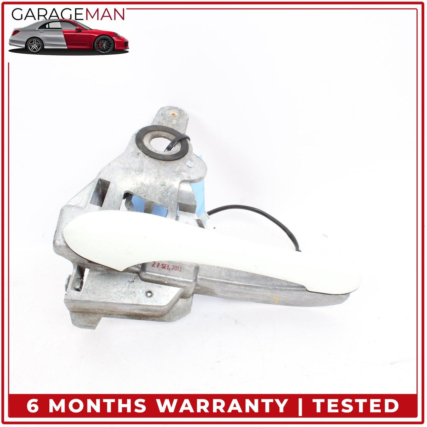 2008-2019 Maserati GranTurismo M145 Front Left Exterior Door Handle White OEM