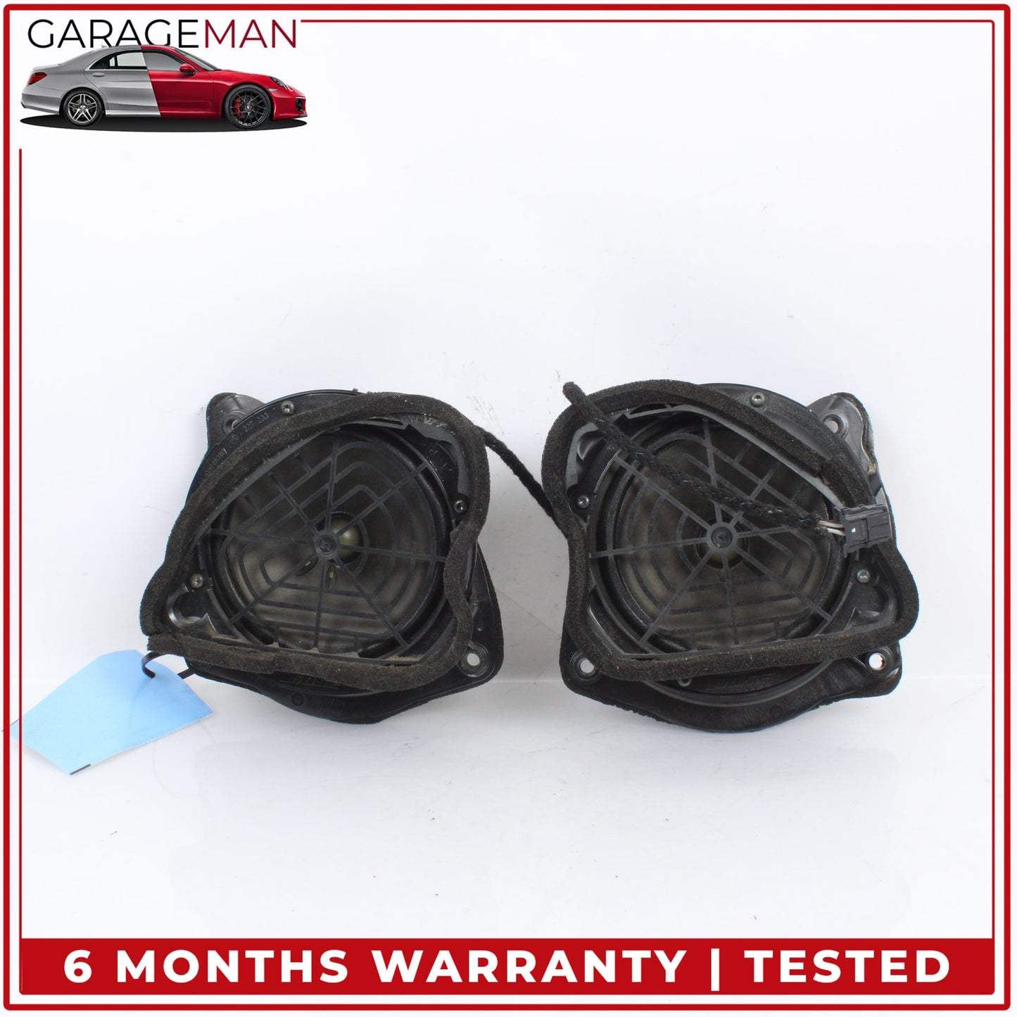 1997-2004 Mercedes R170 SLK320 Front Left and Right Side Door Speaker Set OEM