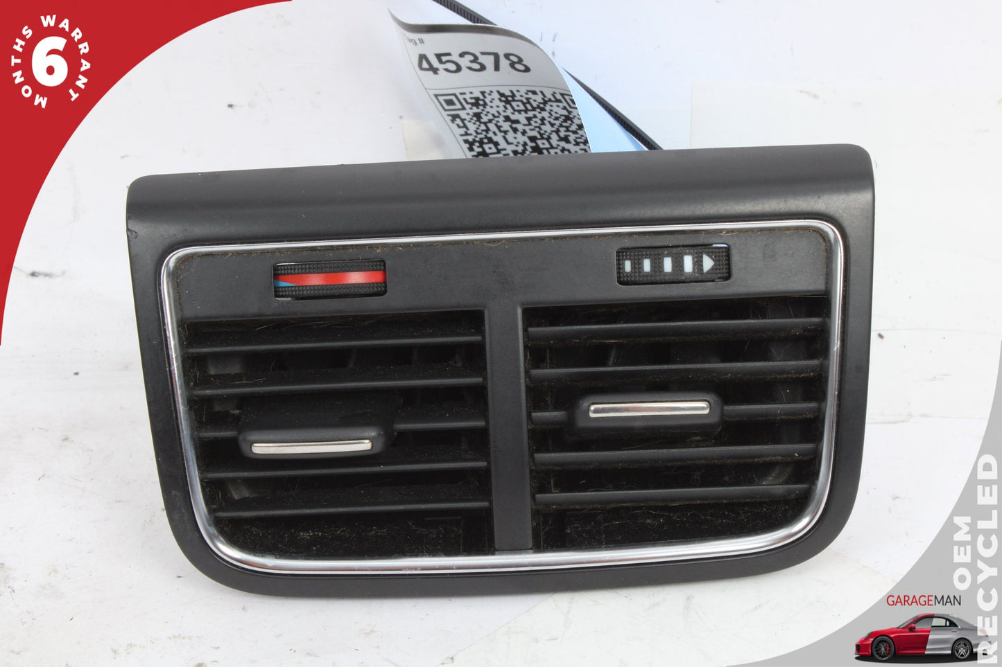 2009-2016 Audi A4 Rear Center Console A/C Air Vent Grille Trim 8K0819203