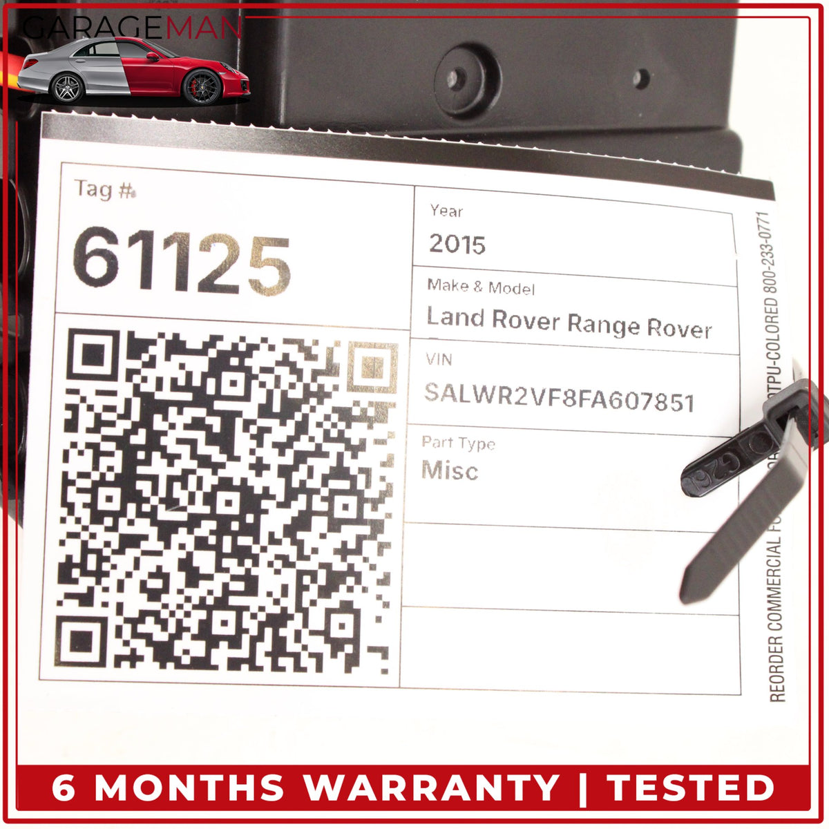 2013-2017 Range Rover Sport L494 Rear Right Side Relay Junction Fuse Box OEM