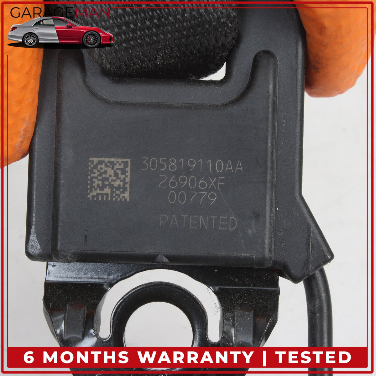 2005-2008 Mercedes R171 SLK280 Front Right Side Seat Belt Black 305819110AA OEM