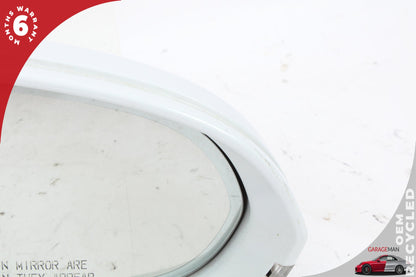 2012-2018 Audi A6 S6 Front Right Door Rear View Mirror w/ Blind Spot White OEM