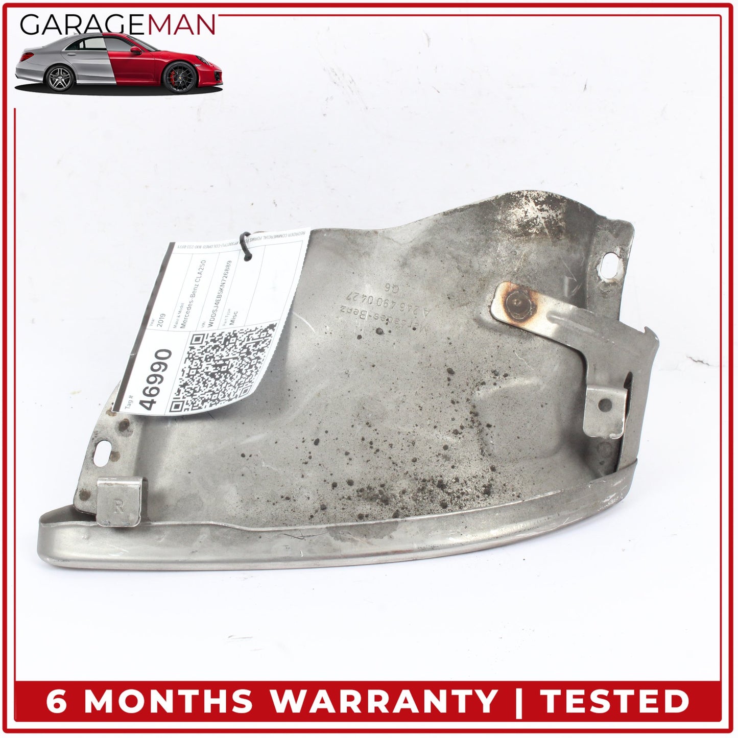 2014-2019 Mercedes-Benz CLA250 W117 Sedan Exhaust Muffler Tip 2464900427 OEM