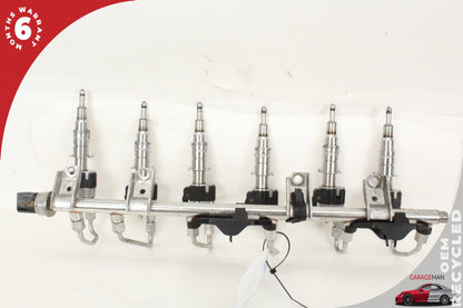 2007-2013 BMW 335is 135i 535i 3.0L Engine Fuel Rail w/ Injectors 7585261 OEM