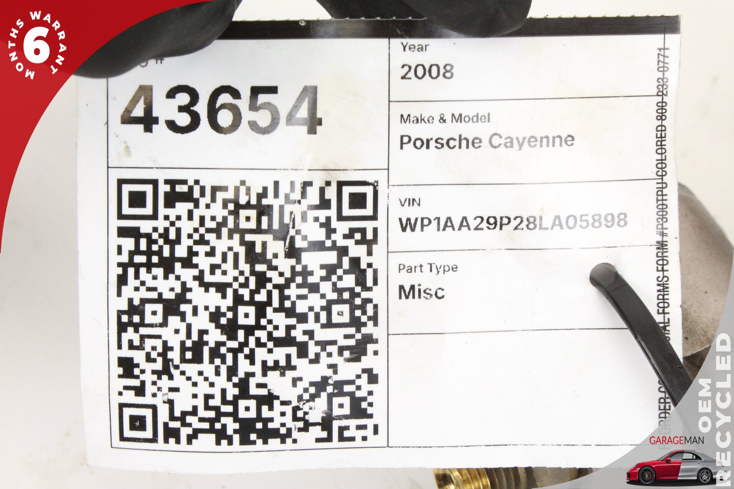 2008-2010 Porsche Cayenne 957 3.6L V6 High Pressure Fuel Pump 03H127025C OEM